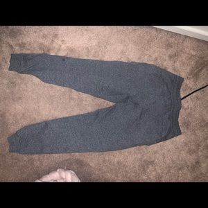 Lululemon heathered grey scuba jogger